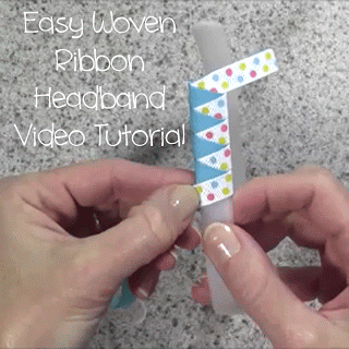 Easy Woven Ribbon Headband Video Tutorial