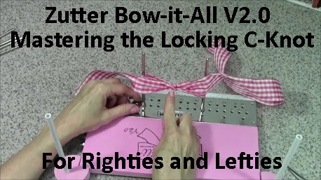 Bow-it-All V2.0 Video Tutorial * Mastering the Locking C-knot for Righties AND Lefties and a fast and easy card