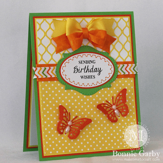 Really Reasonable Ribbon Challenge – Sizzlin’ Summer Colors with Ribbon or Trim