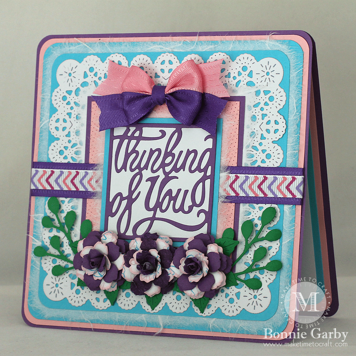 Cheery Lynn Designs Doilies Themed Challenge Card