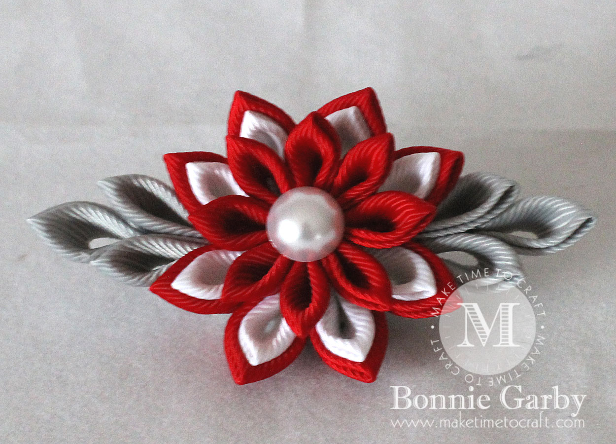 DIY Kanzashi Ribbon Flower LAYERED Petal #1 Video Tutorial