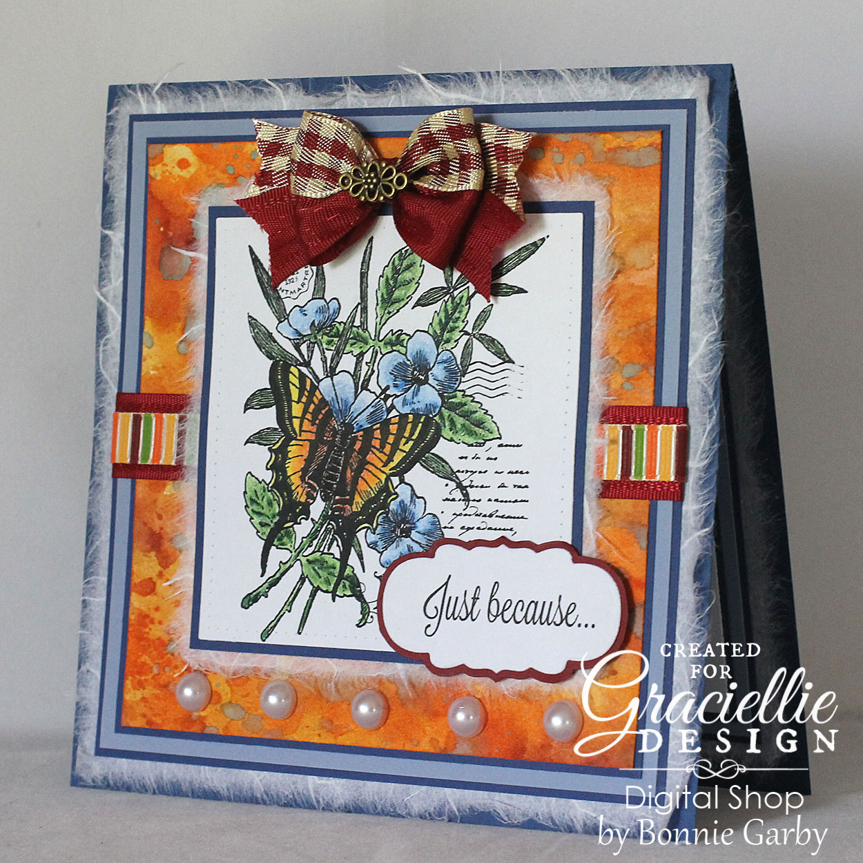 Just Because Card and Stamp Bundle SALE at Graciellie Design