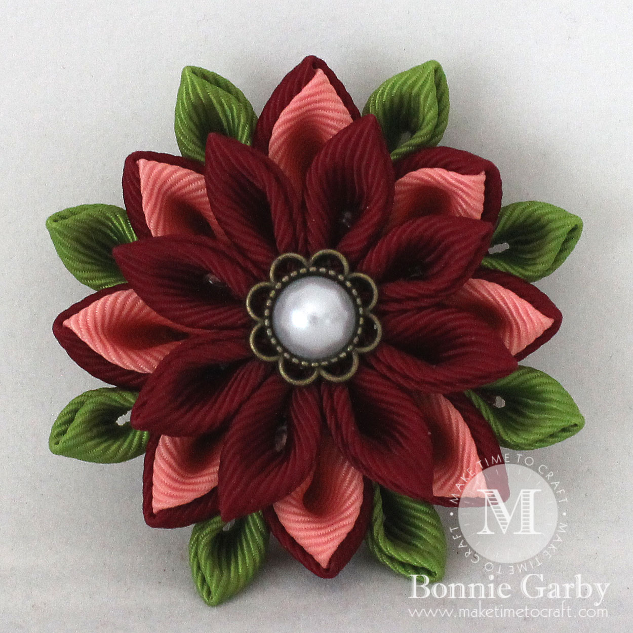 Kanzashi Flower Inspiration With Video Tutorials Make Time To Craft