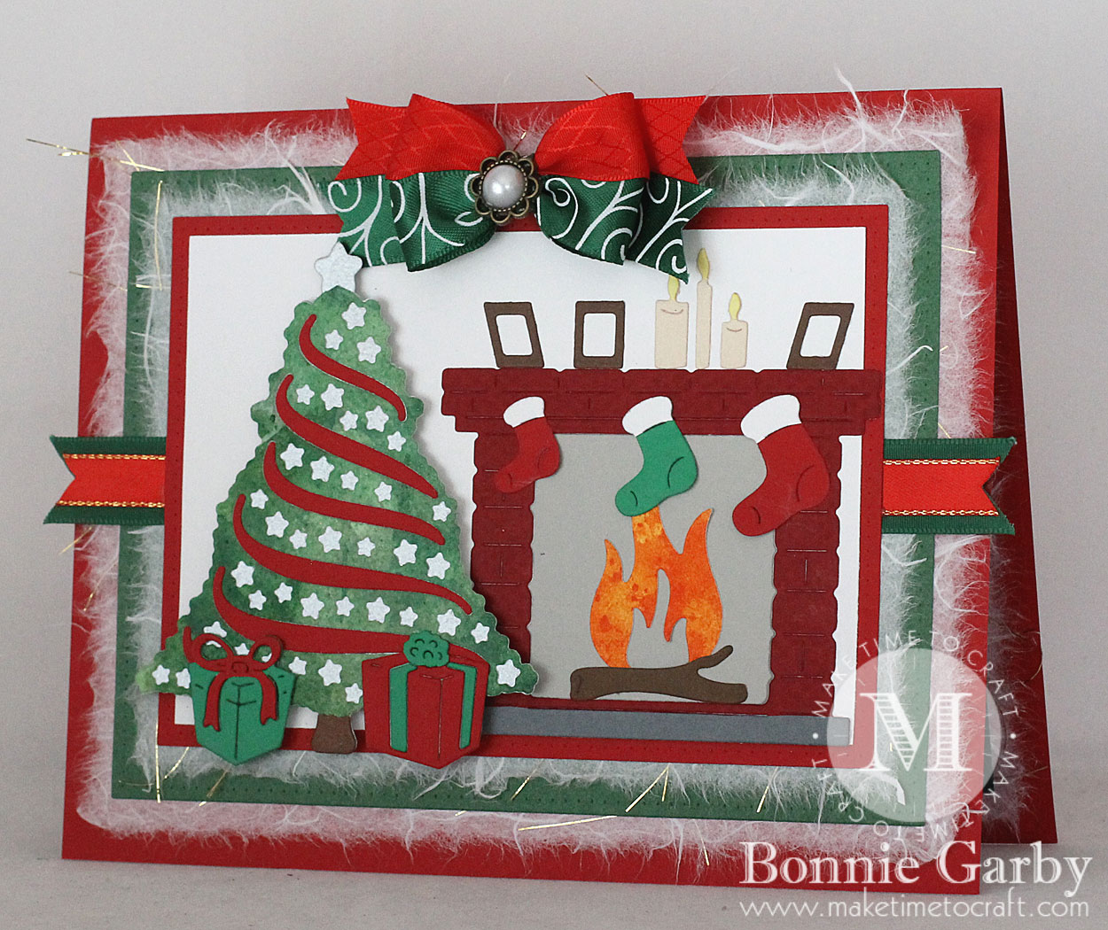 The Stocking Were Hung by the Chimney with Care Card