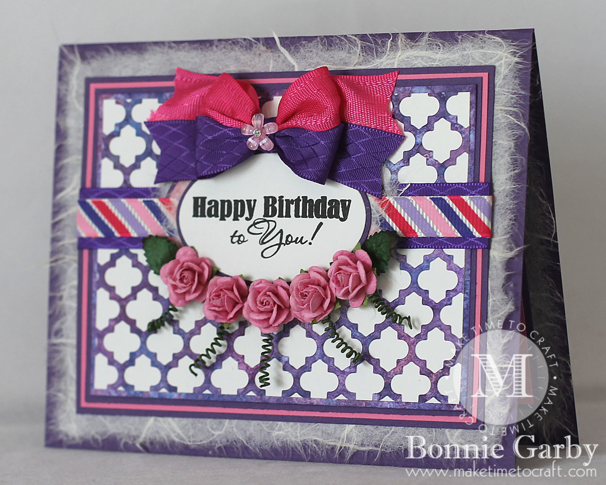 Pretty Floral Birthday Card