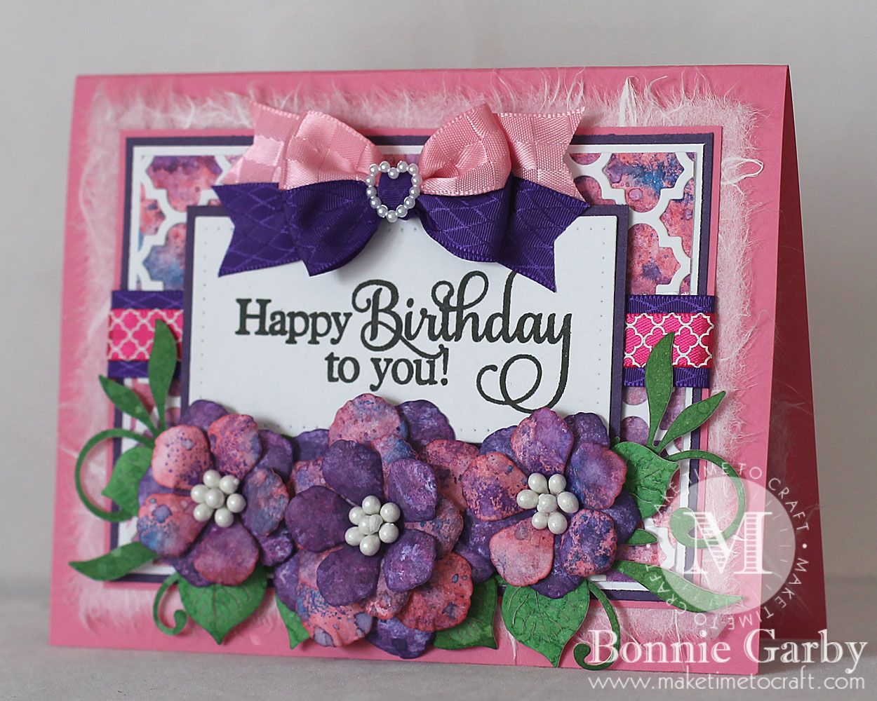 Floral Happy Birthday to You Card