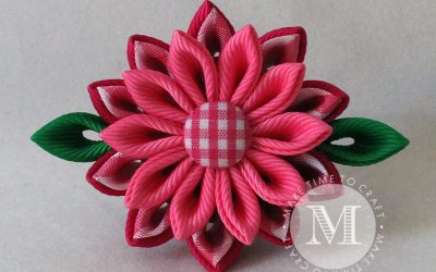 Pretty Pink Kanzashi Flower Creation