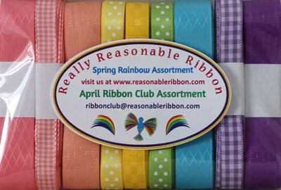 Really Reasonable Ribbon April 2020 Ribbon Club Assortment