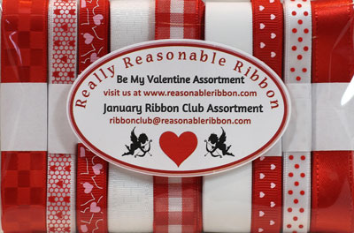 Really Reasonable Ribbon January 2021 Ribbon Club Assortment