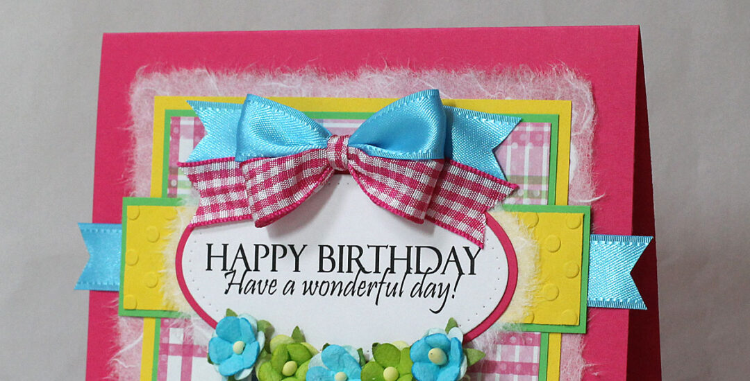 Bright and Colorful Birthday Card