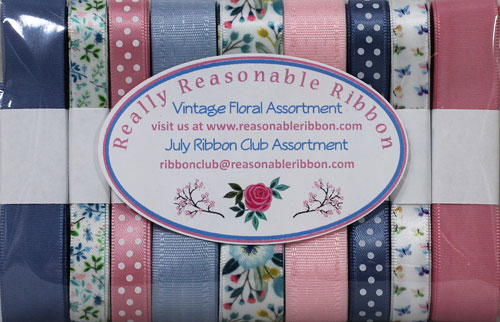 Really Reasonable Ribbon July 2022 Ribbon Club Assortment
