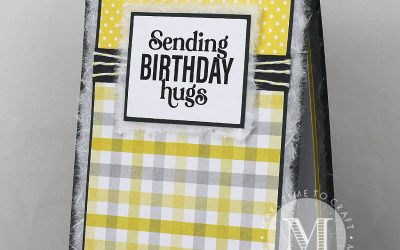 Sending Birthday Hugs Card with Digi Stamps from Bonnie Garby Designs